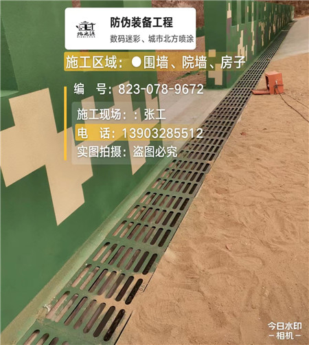 沈阳 例如在抖音上有“迷彩墙，外围墙面挡 - 星空数码迷彩漆施工队