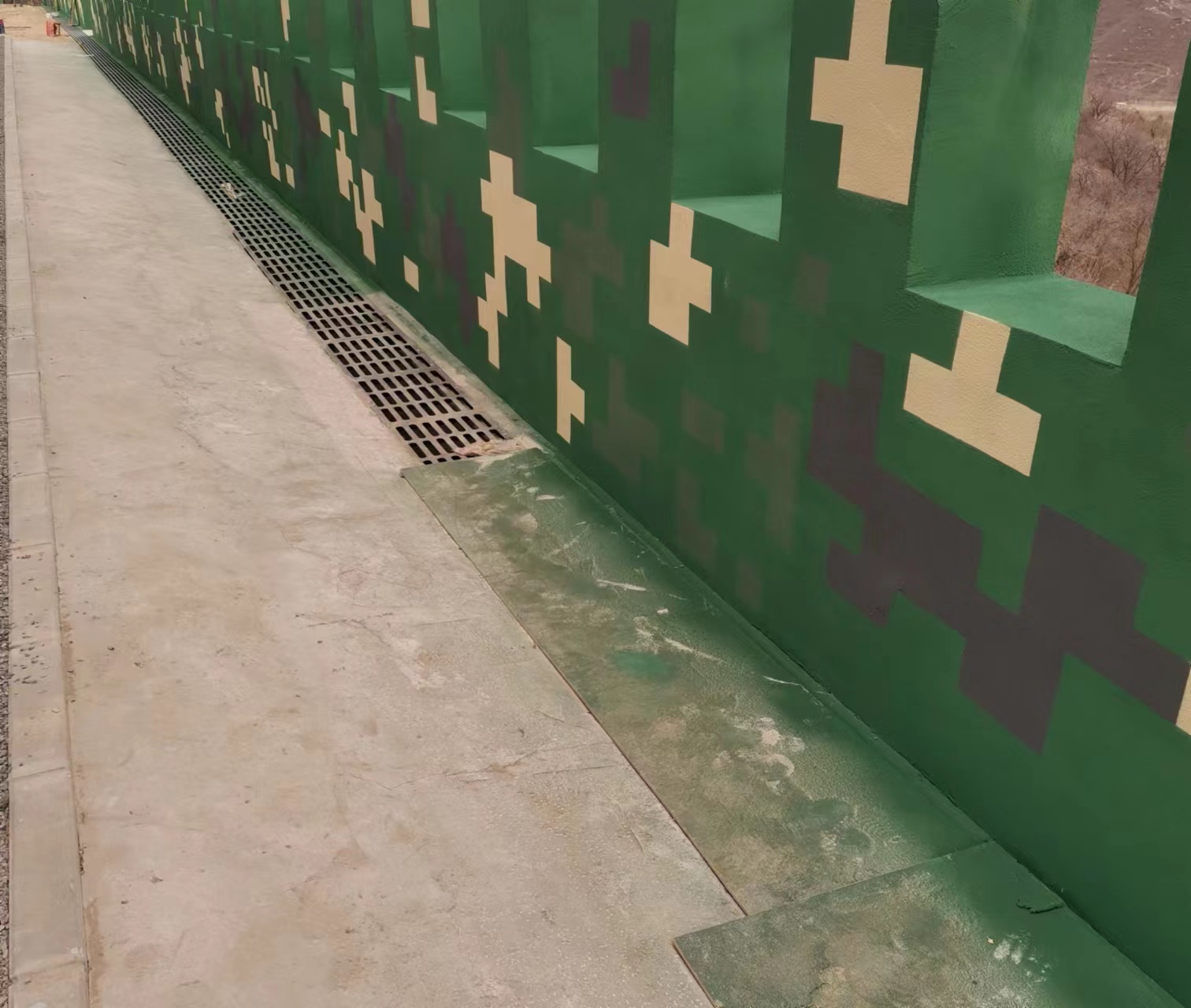 沈阳围墙迷彩喷涂,数迷彩漆